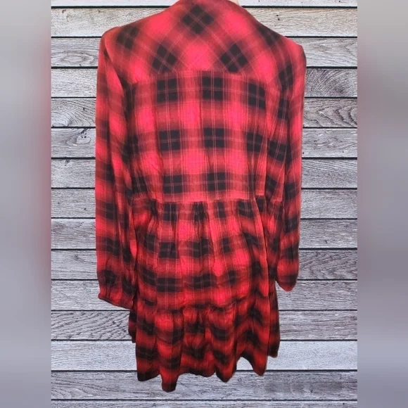 Knox Rose Buffalo Shirt Dress - Picture 4 of 7